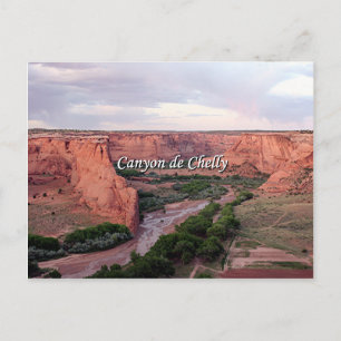 Cartão Postal Canyon de Chelly, Arizona, ao pôr do sol