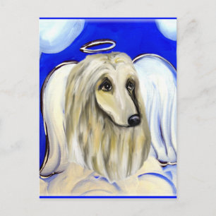 CARTÃO POSTAL CÃO AFEGÃO