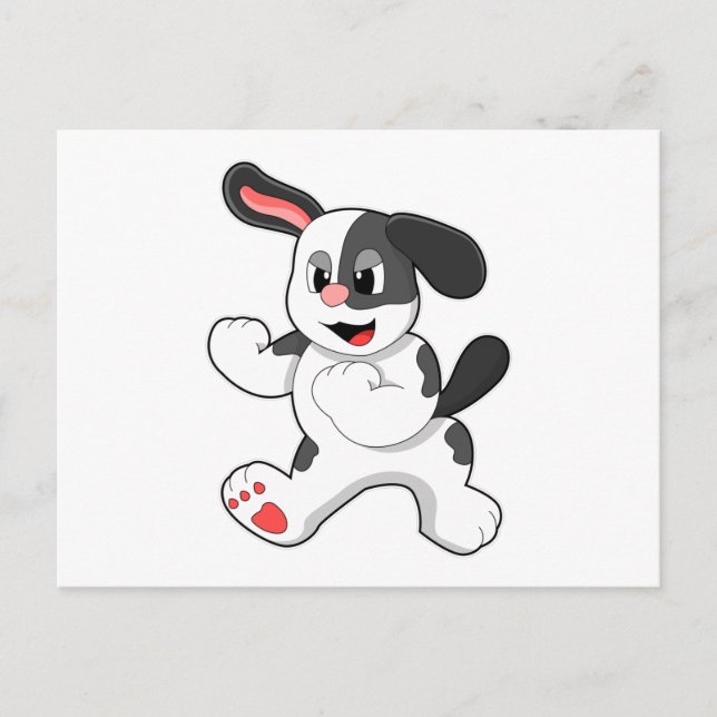 Cartão Postal Cão como Combatente (Frente)