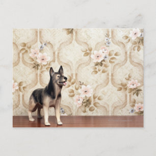 Cartão Postal Cão de alívio