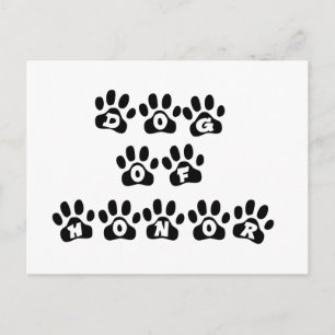 Cartão Postal Cão de Honra