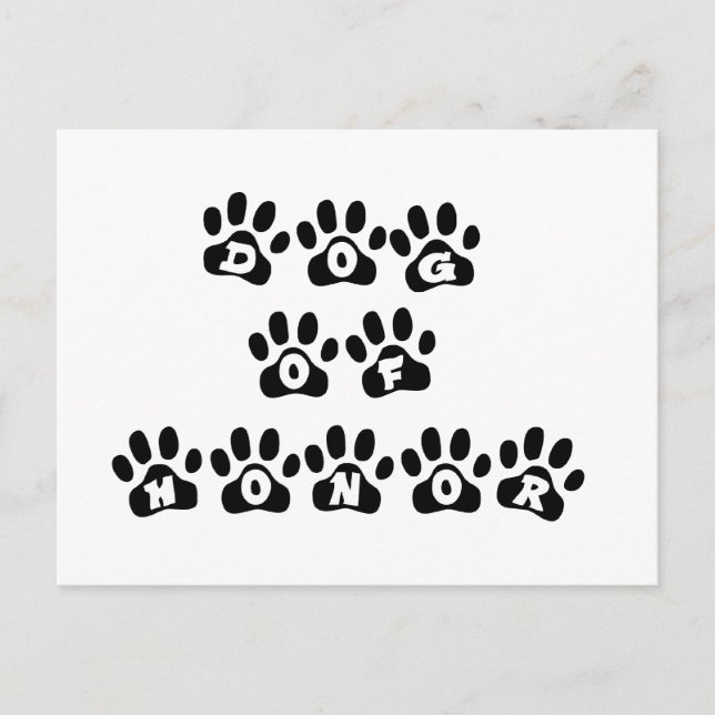 Cartão Postal Cão de Honra (Frente)