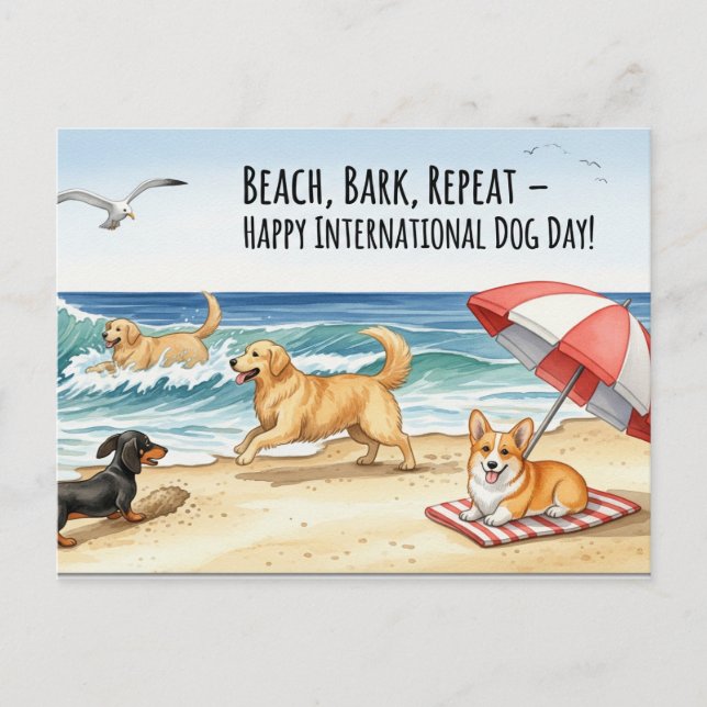 Cartão Postal Cão-Ouro-Retriever-Cão (Frente)