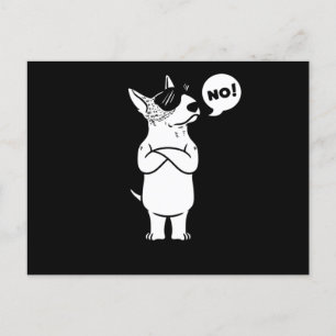 Cartão Postal Cão-Terrier Miniatura Bull