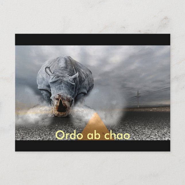 Cartão Postal caos (Frente)