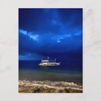 Cartão Postal Capa da noite. poster