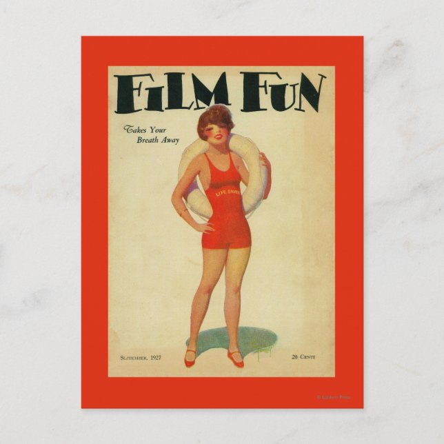 Cartão Postal Capa da Revista Film Fun 2 (Frente)