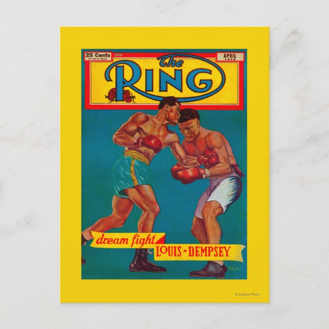 Cartão Postal Capa da Revista The Ring (Frente)