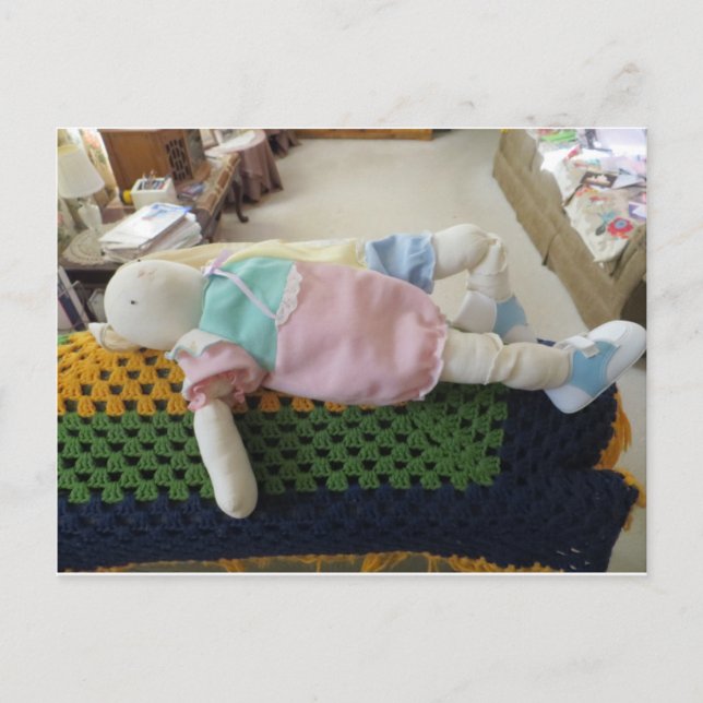 Cartão Postal Capa de Coelhinho (Frente)