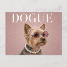 Capa de Garota Yorkshire Terrier Yorkie Rosa