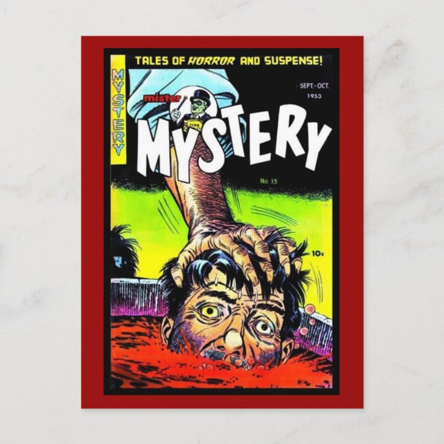 Cartão Postal Capa de Quadrinhos Antigos em Postais (Frente)