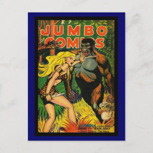 Cartão Postal Capa de Quadrinhos Antigos em Postais