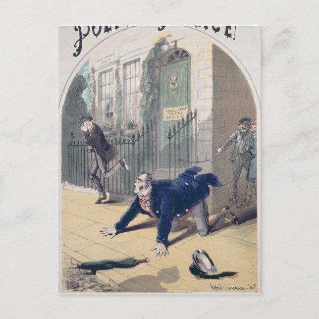 Cartão Postal Capa do Livro de Música Police! Police!, c.1865 (Frente)