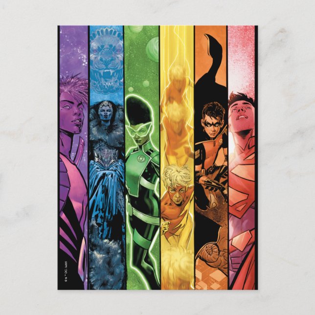 Cartão Postal Capa do Quadrinho do DC Pride 2022 (Frente)