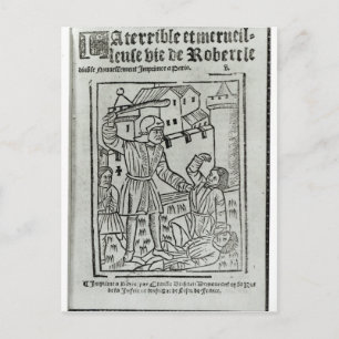 Cartão Postal Capa do título de 'La Terrible et Merveilleuse'