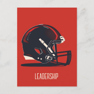 Cartão Postal Capacete de Futebol Americano