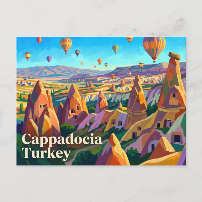 Cartão Postal Capadócia Turquia (Frente)
