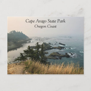 Cartão Postal Cape Arago State Park, Costa do Oregon