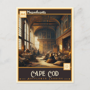 Cartão Postal Cape Cod, Massachusetts   Vintage