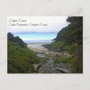 Cartão Postal Cape Cove, Cabo Perpetua, Oregon
