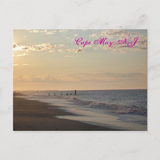 Cartão postal Cape May Lowtide (Frente)