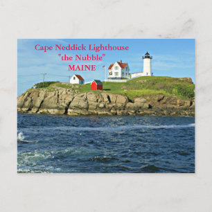 Cartão Postal Cape Neddick Lighthouse the Nubble, Maine Postcard