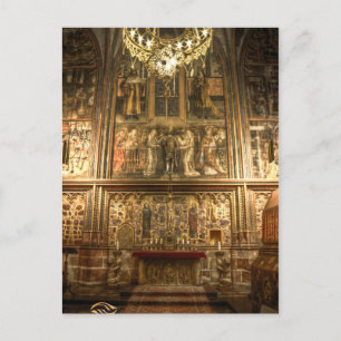 Cartão Postal Capela de São Wenceslau Catedral de São Vito Praga