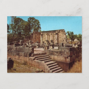 Cartão Postal Capernaum, Galileu, Sinagoga do Primeiro Século