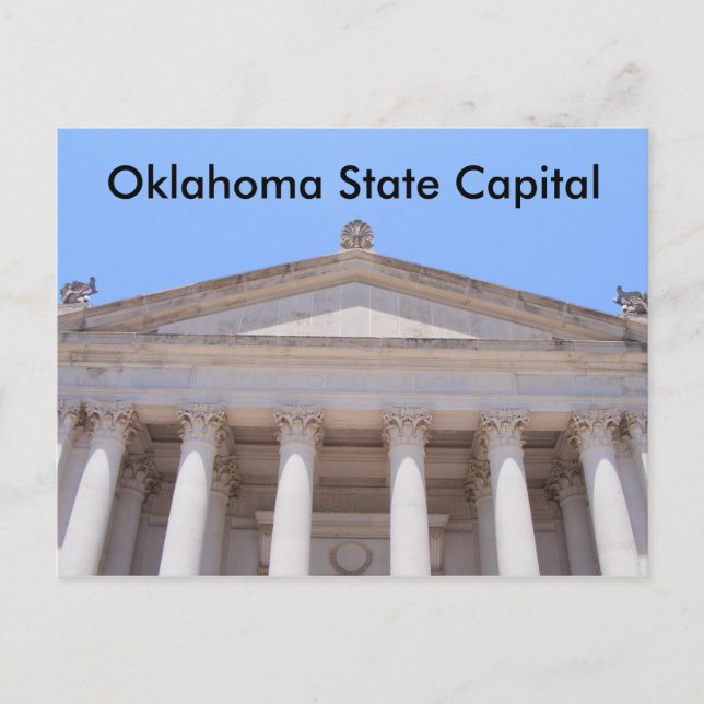 Cartão Postal Capital do Estado de Oklahoma (Frente)