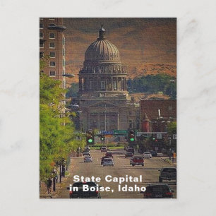 Cartão Postal Capital do Estado em Boise, Idaho
