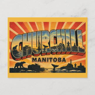 Cartão Postal Capital Polar Manitoba Churchill