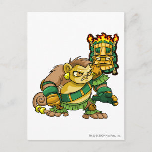 Cartão Postal Capitão 1 da Equipe da Ilha Misteriosa