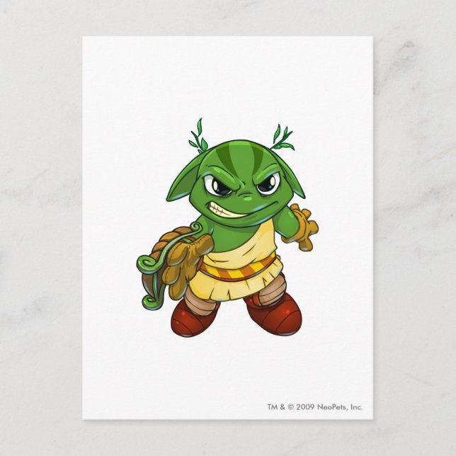 Cartão Postal Capitão 2 da equipe de Altador (Frente)