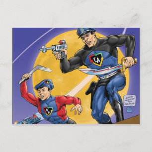 Cartão Postal Capitão Ação Clássico