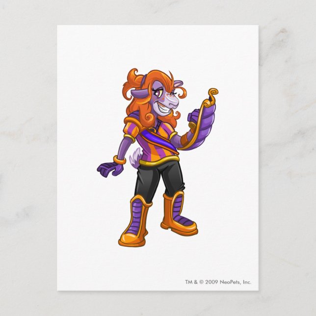 Cartão Postal Capitão da Equipe Kreludor 2 (Frente)