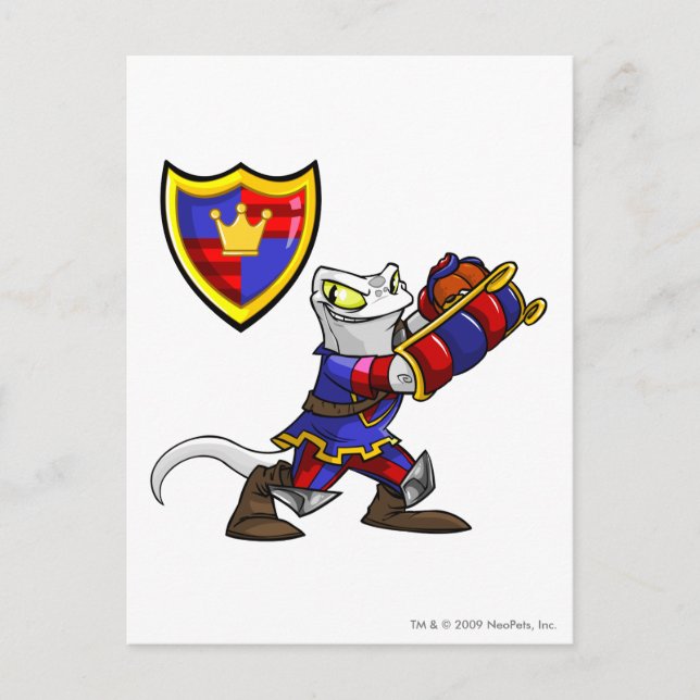 Cartão Postal Capitão da Equipe Meridell 1 (Frente)