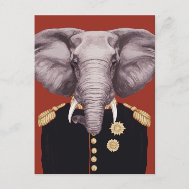 Cartão Postal Capitão Elefante (Frente)