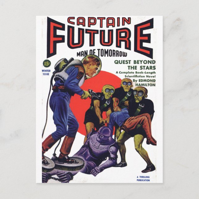 Cartão Postal Capitão Futuro (Frente)