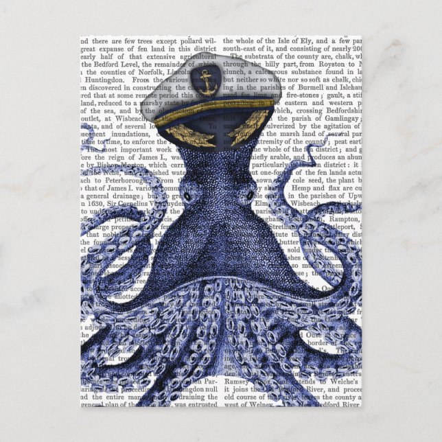 Cartão Postal Capitão Octopus (Frente)