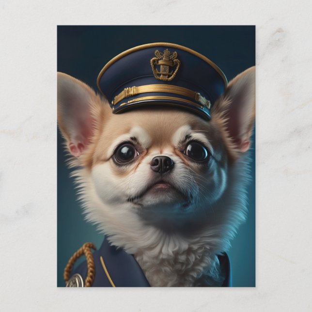 Cartão Postal Capitão Piloto Chihuahua (Frente)