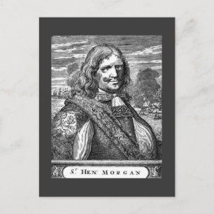 Cartão Postal Capitão Pirata Morgan