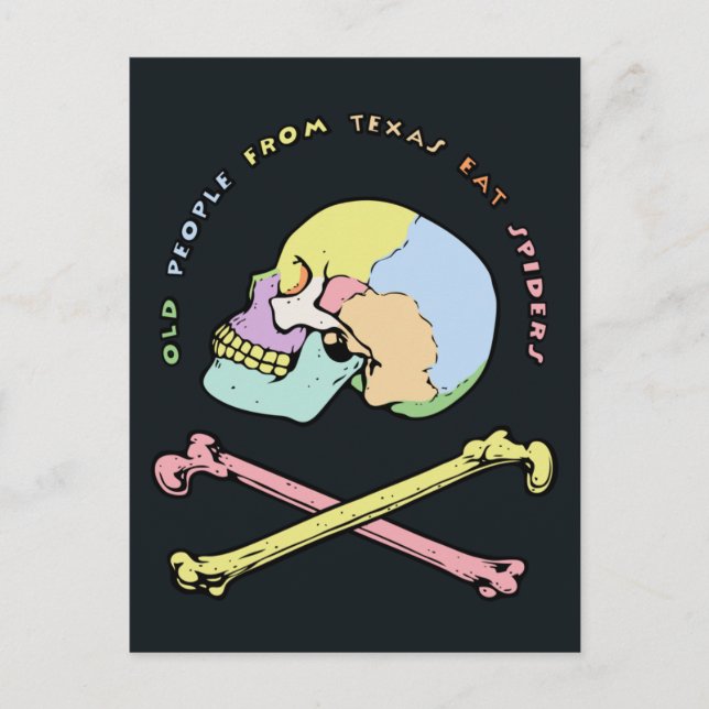 Cartão Postal Capitão Skull Mnemonic (Frente)