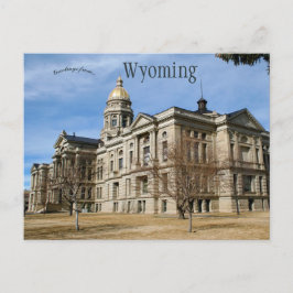 Cartão Postal Capitol Estadual de Wyoming em Cheyenne Wyoming