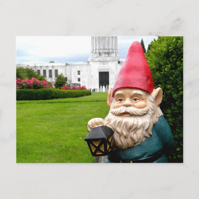 Cartão Postal Capitol Lawn Gnome (Frente)