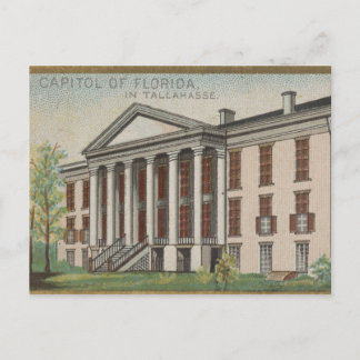 Cartão Postal Capitol of Florida in Tallahasse Vintage
