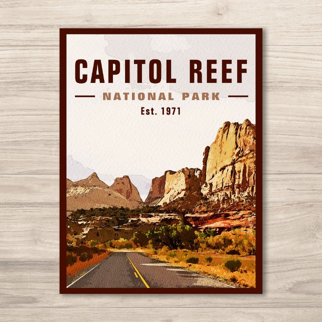 Cartão Postal Capitol Reef National Park Catthedral Valley Loop (Criador carregado)