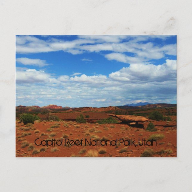 Cartão Postal Capitol Reef National Park, Utah (Frente)