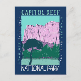 Cartão Postal Capitol Reef National Park Utah - Retro em Desvio