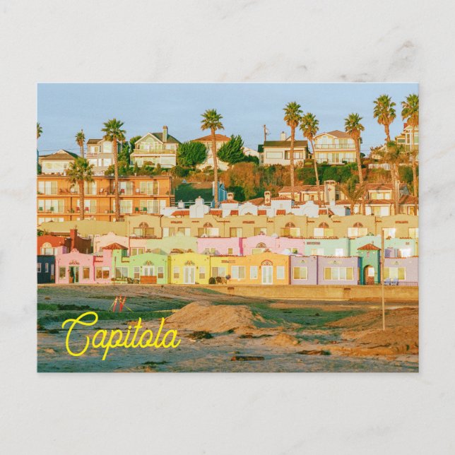 Cartão Postal Capitola Carlifornia Sunrise | Fotografia cinemato (Frente)