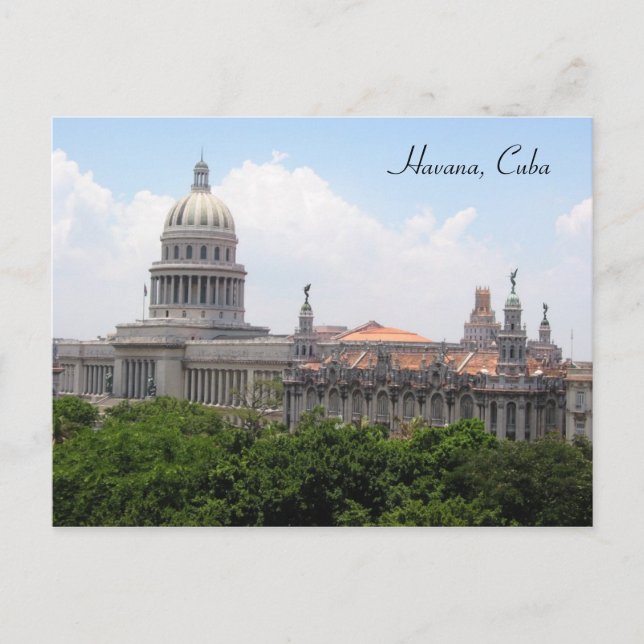 Cartão Postal capitolio de havana (Frente)